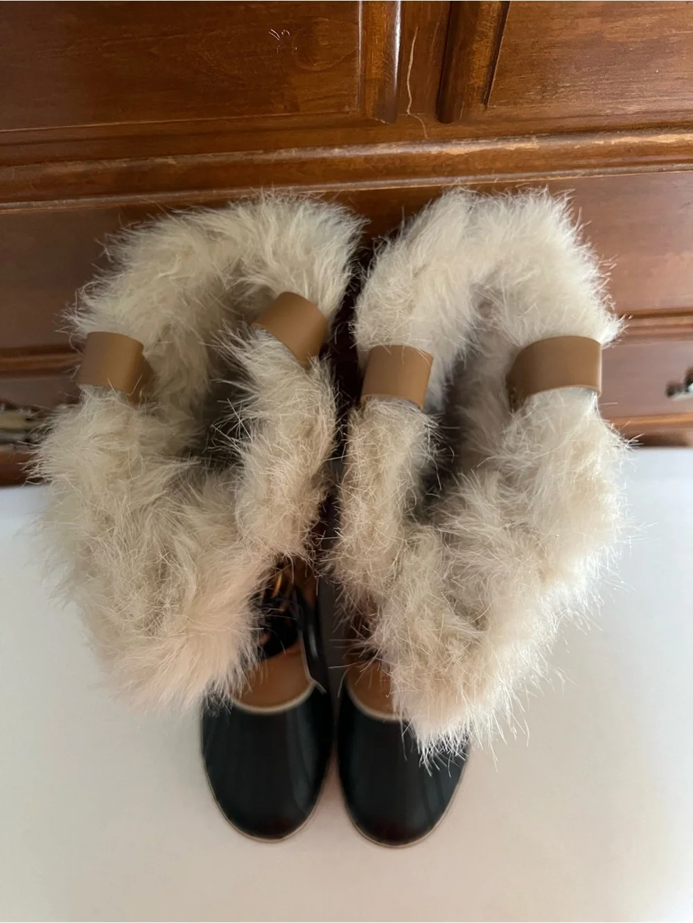 Sorel Tofino Cate Lace-Up Snow Boot for Women - Curry/Black, Size 9.5